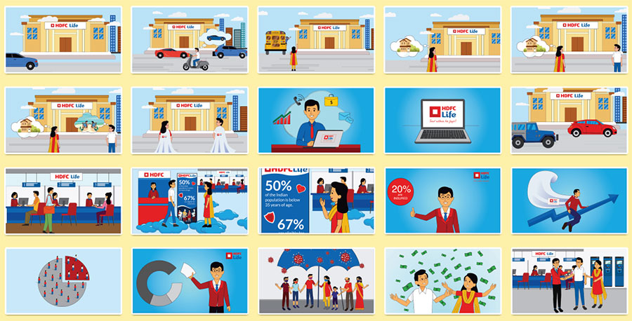 Storyboard for HDFC Life