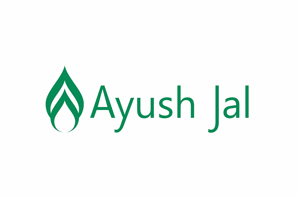 Ayush Jal Logo Design