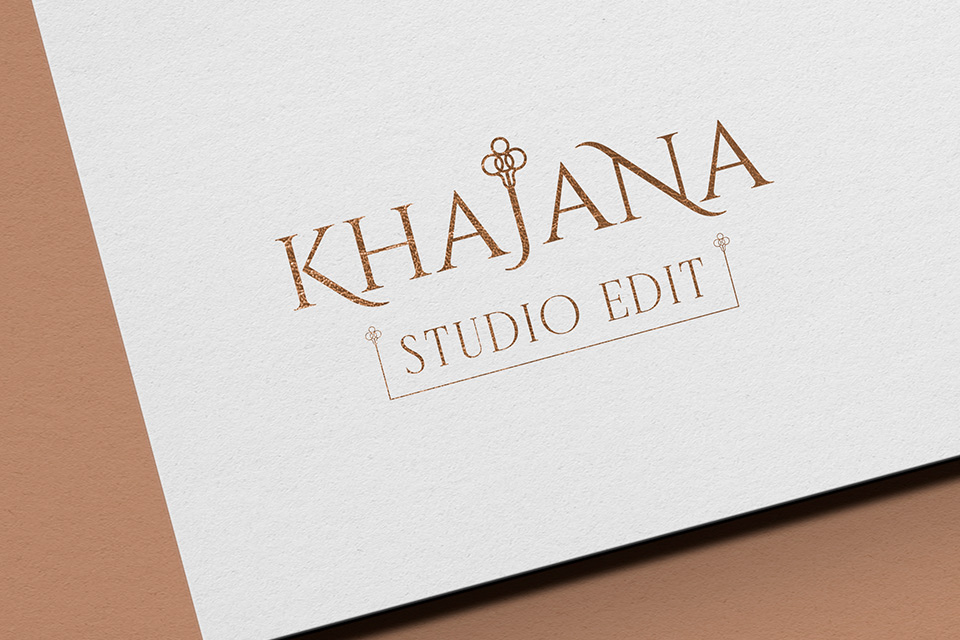 Khajana Studio Edit Logo Design