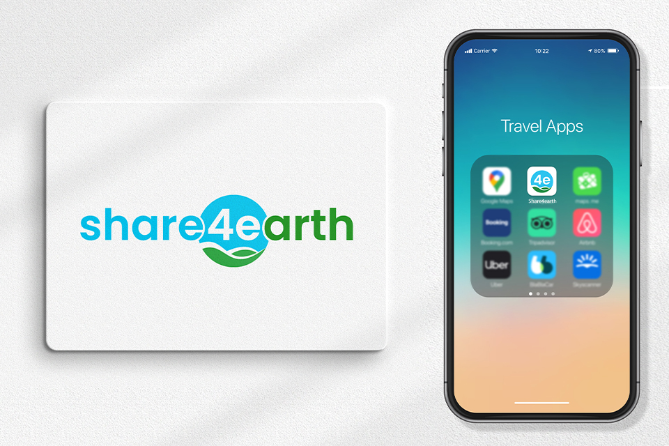 Share 4 Earth Logo Design