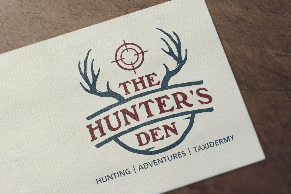 The Hunter's Den Logo Design