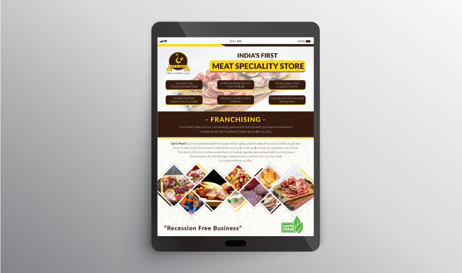 Lets Meat Website Page